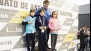 Fernando Alonso en la entrega de los premios a los jvenes e la prueba