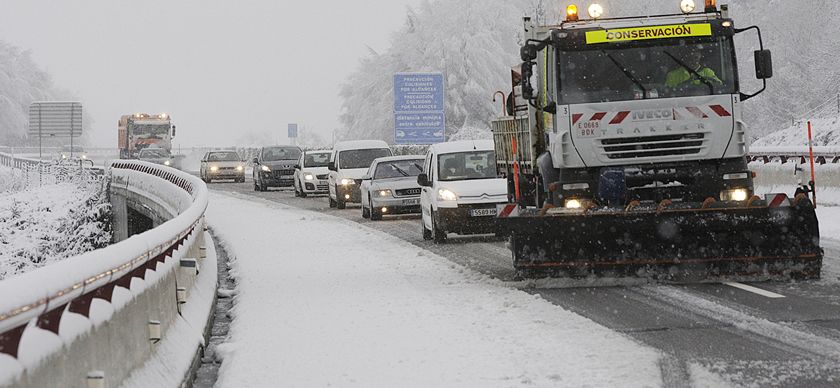 Galicia, bajo un manto blanco