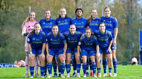 Alineaci�n del Real Oviedo femenino ante el Deportivo Alav�s