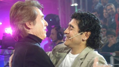 Con Raphael, en la televisión argentina en el 2005