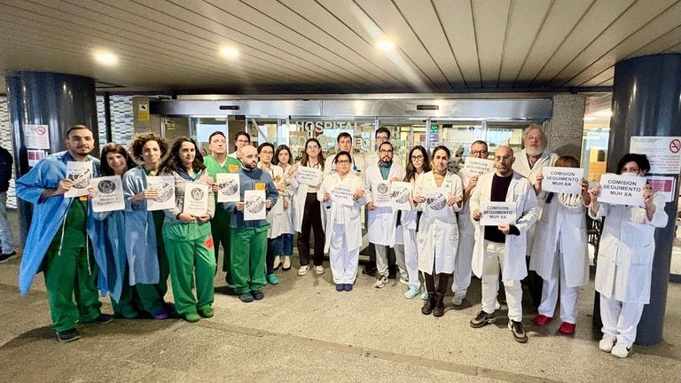 Más médicos hicieron huelga en el CHOP pontevedrés en un paro que pospuso 34 operaciones y 1.459 consultas en el área