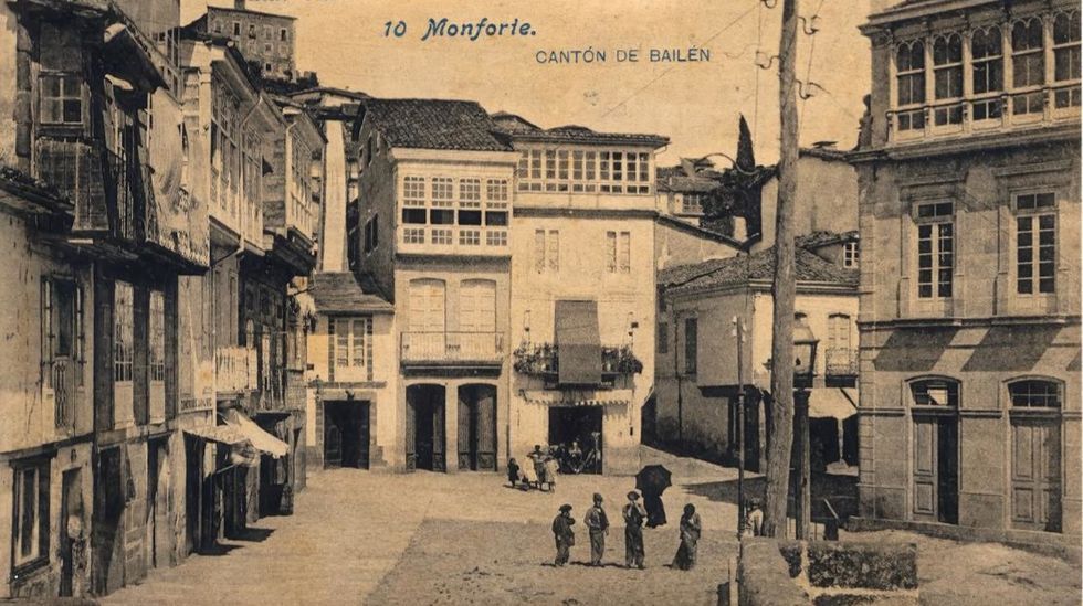 El Cant�n de Bail�n, en una foto de la �poca, pr�ximo a la casa del suegro de Alvarado
