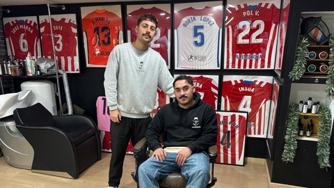 Luciano Sierra, 'Luchy', junto a su compa�ero David