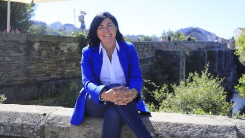 <span lang= gl >Elena Candia, candidata do PP en Lugo e presidenta provincial do partido.</span>