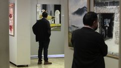 La exposicin de la bienal de pintura del Eixo Atlntico se puede ver en la Casa da Cultura de Monforte y permanecer abierta hasta el 30 de mayo