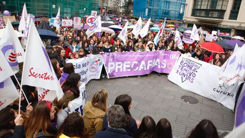 Manifestacin en Pontevedra
