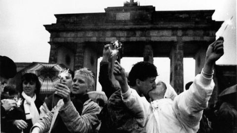 Celebracin ante la Puerta de Brandeburgo