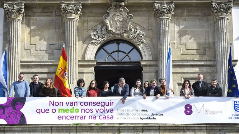 Un 8M con poco que celebrar en Pontevedra