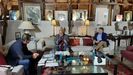 Pere Navarro y Ramn Ledesma, en el debate organizado por Pons Seguridad Vial y conducido por el periodista Carlos Garca-Hirschfeld (izquierda)