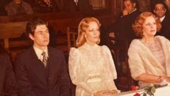 Carmen Lomana y Guillermo Capdevila, el da de su boda.