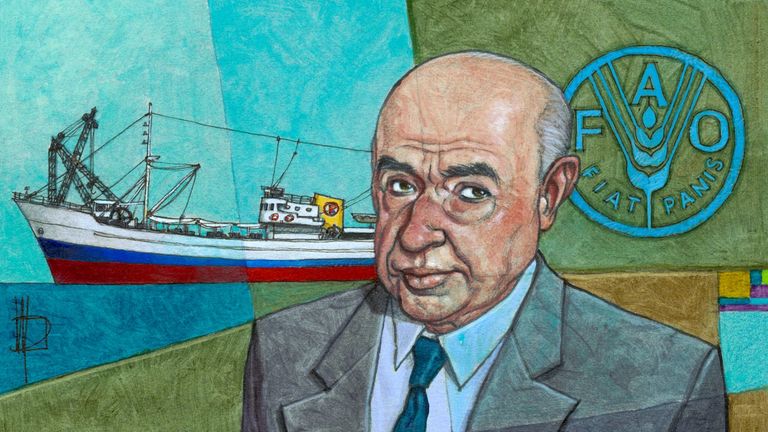 <span lang="gl">Valentín Paz-Andrade, experto en pesca e político galeguista</span>