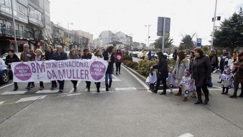 La manifestacin de la maana en Monforte sali de la explanada de la Compaa y termin frente al Ayuntamiento