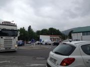 La rotonda de Rosal�a de Castro tambi�n registr� un tr�fico denso