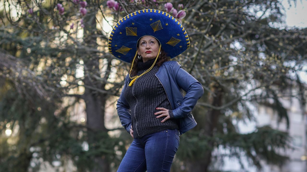 Jessica Bardanca con uno de sus pares de Mexas