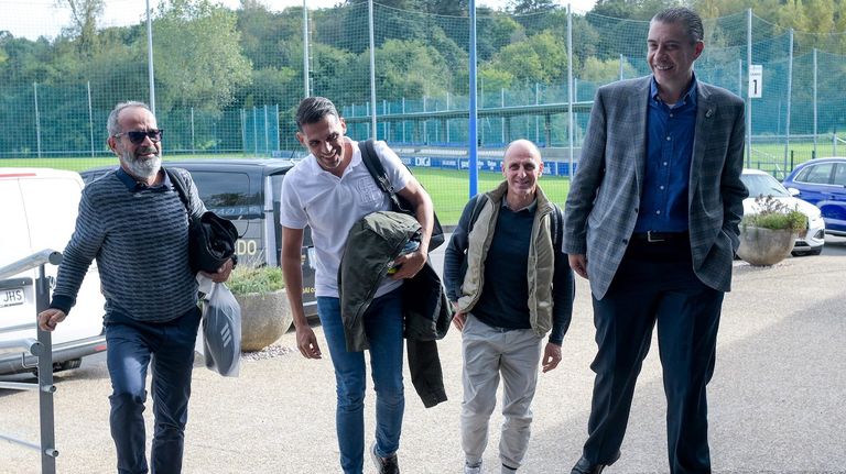 De izquierda a derecha: Álvaro Cervera, Roberto Perera, Adolfo Mayordomo y Martín Peláez, en El Requexón