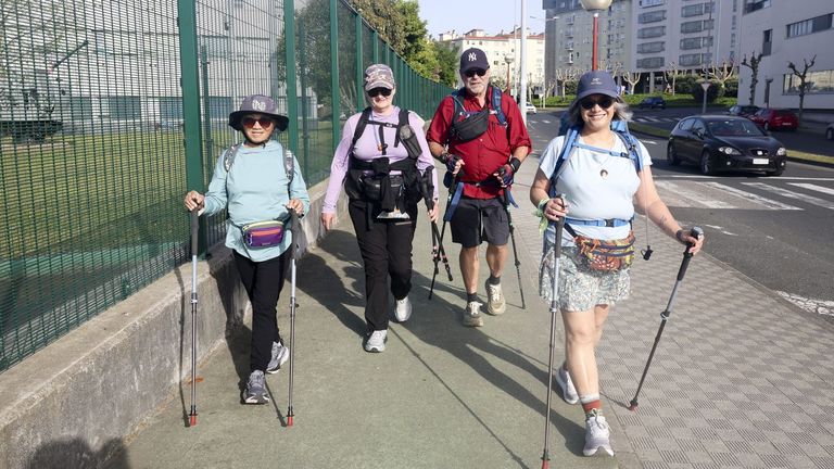 El Camiño Inglés, a pleno rendimiento ya en abril: «Es un motor turístico brutal»