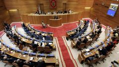 Vista del Parlamento de Galicia