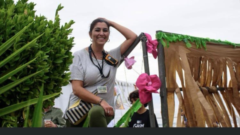 Roc�o Alba, directora del Barreltopia Salinas Longboard Festival
