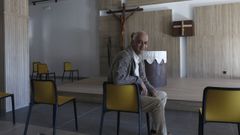 Alberto Diguez en el nuevo centro pastoral Juan Pablo II de la urbanizacin Novo Barrocs