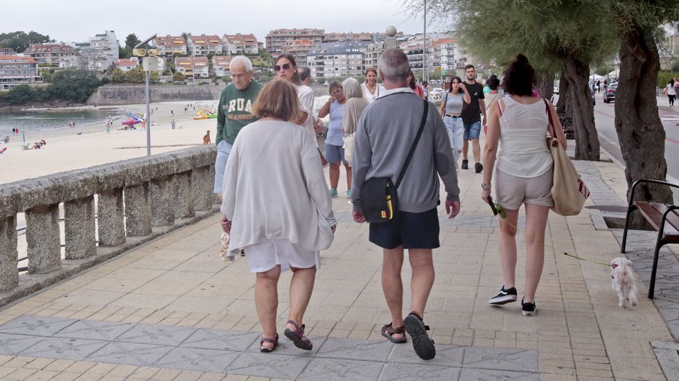 Paseo de Silgar, en Sanxenxo