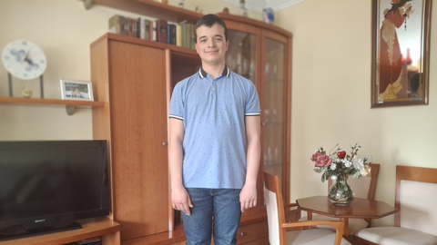 Carlos Herminio Carballo Valds, alumno del IES Doa Jimena (Gijn)