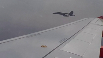 Un caza espa�ol escolta a un avi�n con destino a Menorca por una falsa amenaza de bomba