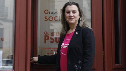 Natalia Gonzlez, portavoz del PSOE en Ourense.