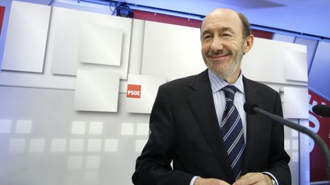 En mayo del 2011 como candidato a las primarias del PSOE