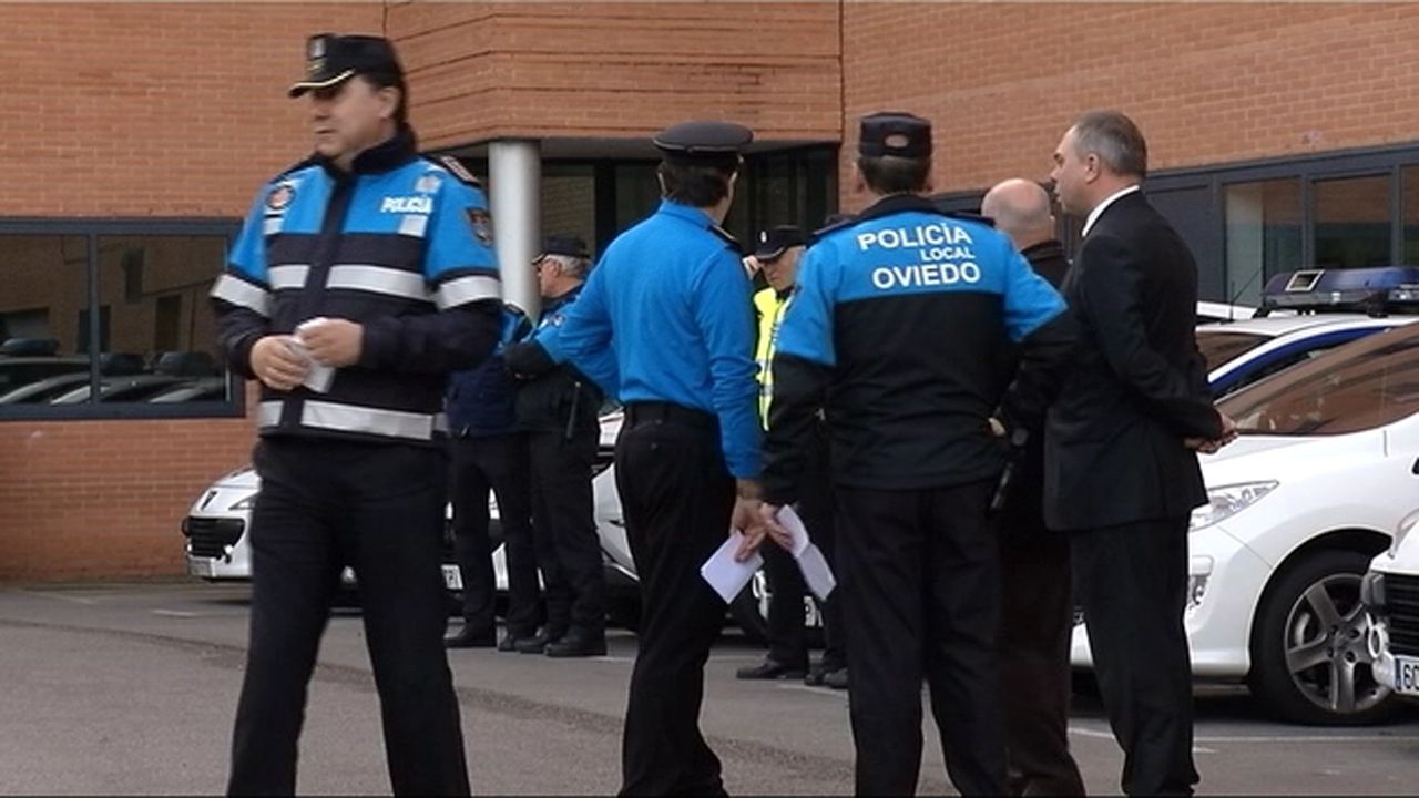 Agentes de la Policía Local de Oviedo