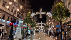 Luces de Navidad en Oviedo