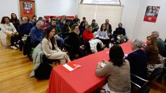 El comité provincial del PSOE se reunió este lunes en la sede del partido en Pontevedra