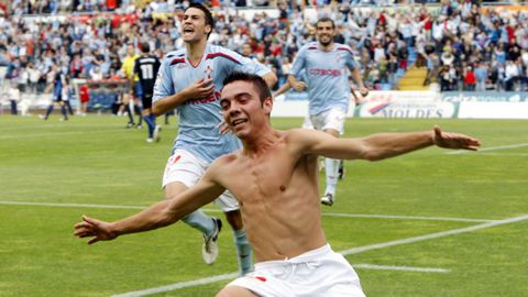 Celta-Alavés (2-1) el 6 de junio del 2009. Doblete de Aspas