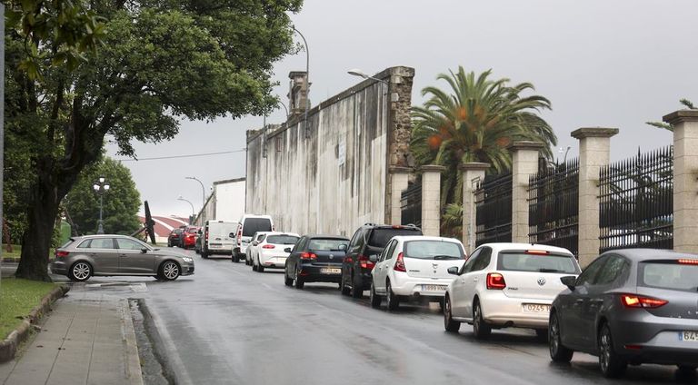 Los accesos al astillero estuvieron complicados para el tráfico