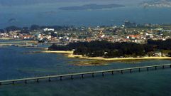 A Illa de Arousa, en una vista aérea de archivo