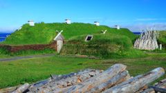 Restos del yacimiento nrdico de L'Anse aux Meadows, en Terranova, donde se llev a cabo la investigacin