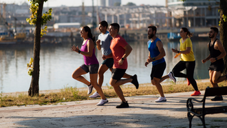 Los clubes de running ganan cada vez más adeptos.