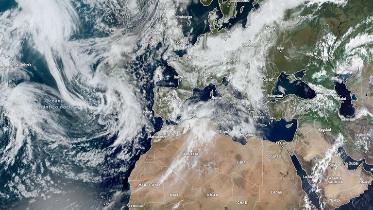Jornada de chaparrones y tormentas
