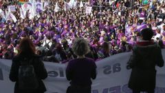 En el 2019, justo antes de la pandemia, Lugo fue epicentro de la manifestacin del feminismo gallego