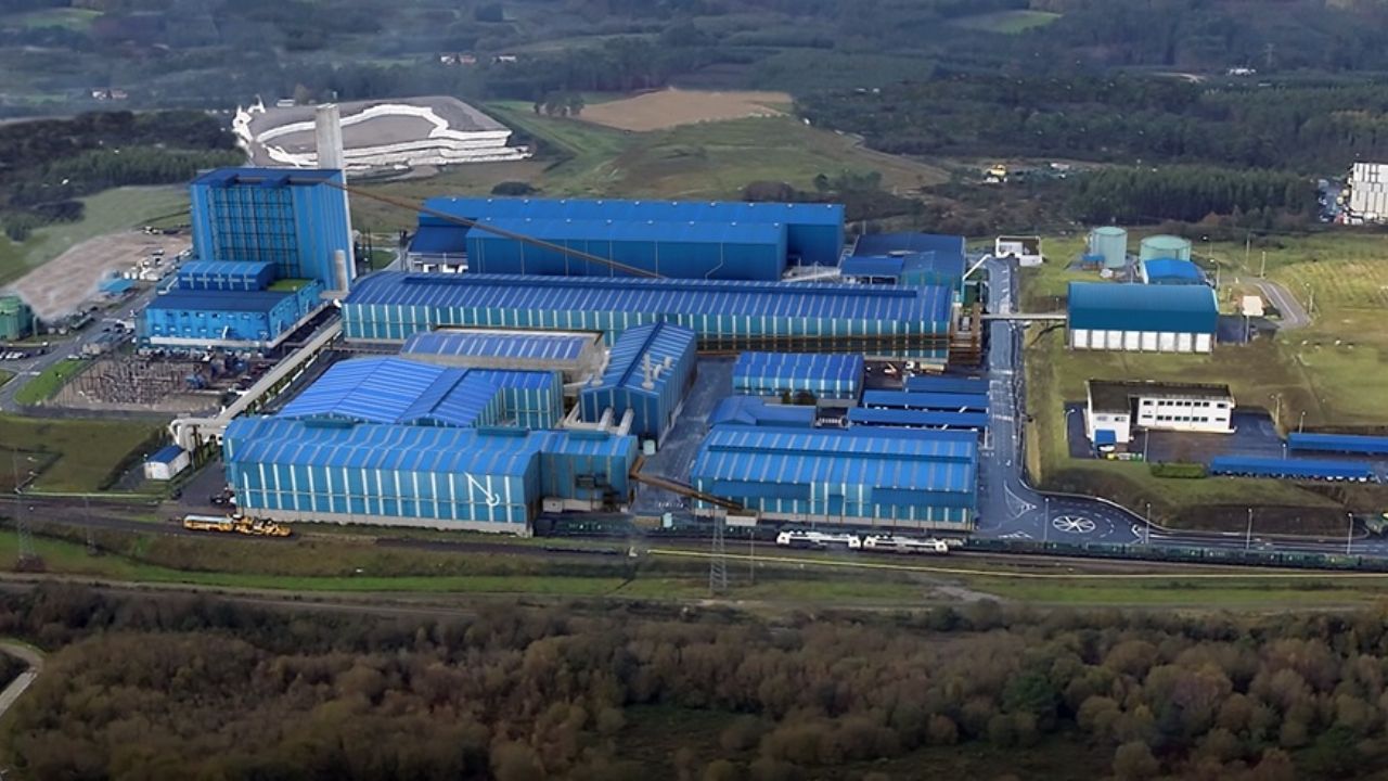 Bajo nivel del embalse de Guitiriz.La planta de gesti�n de residuos de Sogama, en Cerceda, en una imagen de archivo