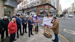 Jos Tom y la alcaldesa de Lugo, Lara Mndez, presentaron el proyecto de reforma de la calle San Isidro Labrador, junto a la avenida da Corua