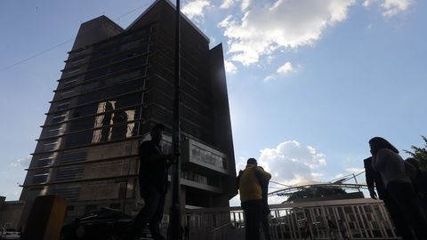 Edificio del Servicio de Inteligencia donde murio el concejal venezolano