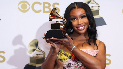 La cantante SZA tiene nueve nominaciones en la edici�n de los Grammy de este a�o.