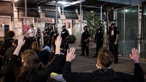 Protestas, esta noche, en Nueva York