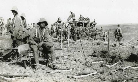 Soldados españoles en el Rif, en 1923