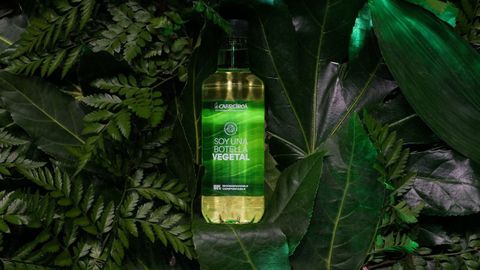 Nueva botella de Cabreiro 100 % compostable y de origen vegetal