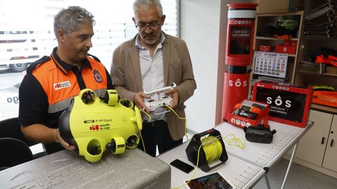 El Concello de Lugo adquirió un dron submarino para Protección Civil