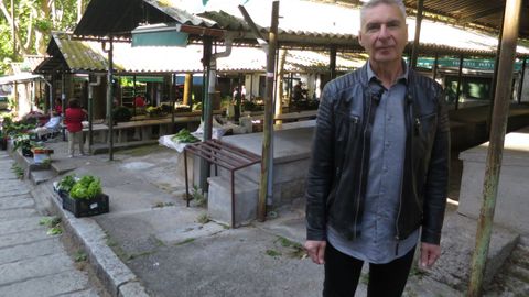 Luis Seara, del BNG, en el rianxo