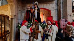 La frustrada procesión del Cristo de la Salud de O Carballiño, en fotografías