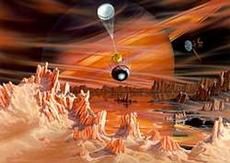 La sonda europea «Huygens» se posará hoy en la luna Titán de Saturno en una  misión histórica