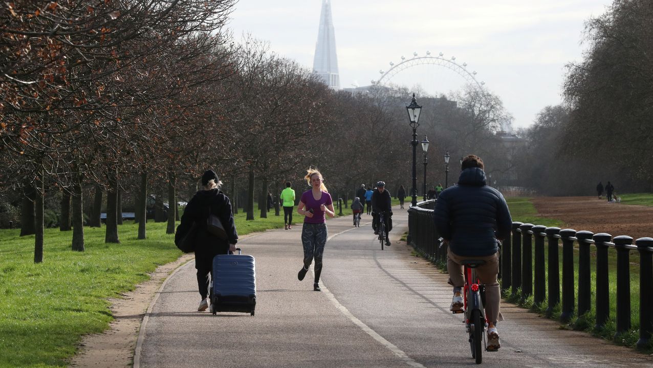 Una imagen de Hyde Park este viernes
